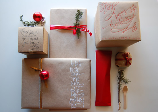 christmas wrapping | #madeinthefold